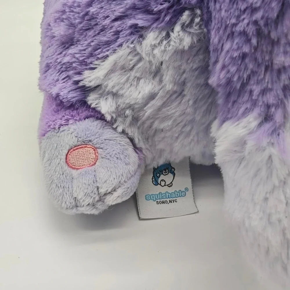 Squishable Phlox the Cat Mini Plush Purple Heterochromia Eyes SQU-118964 NWT